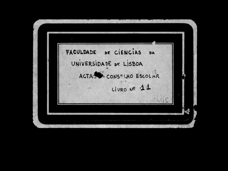 Actas do Conselho Escolar-Livro n11-FCUL